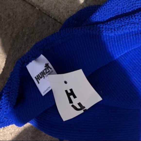 Vintage Hunza G Royal Blue One Piece Swimsuit - Picture 3 of 3